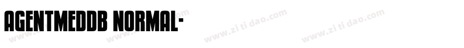 AgentMedDB Normal字体转换